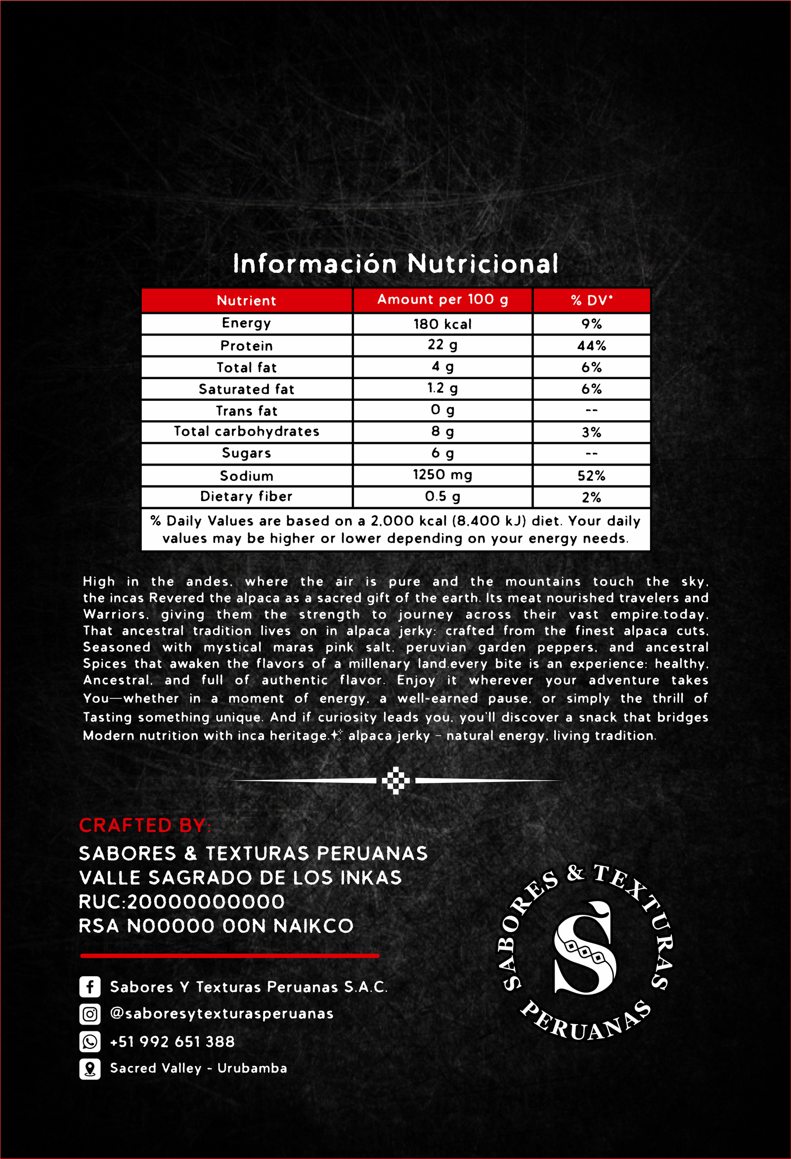 Imagen del proyecto SABORES & TEXTURAS PERUANAS